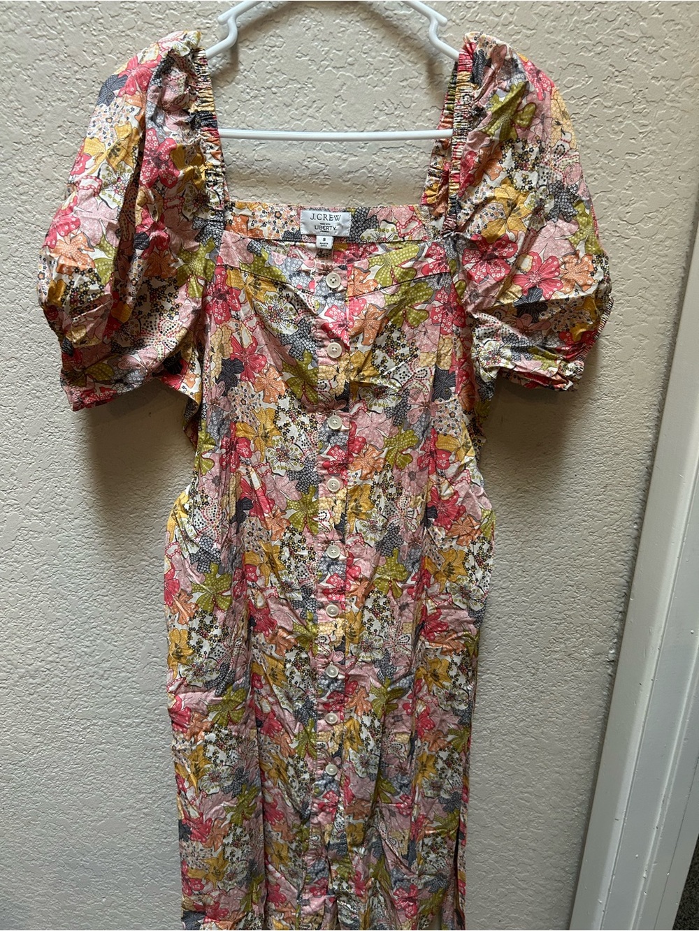 ✨ J.Crew x Liberty London Floral Puff Sleeve Cottage Dress ✨